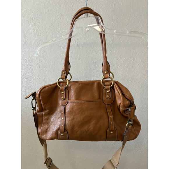 Storksak Elizabeth Leather Diaper Bag Brown - Picture 6 of 8